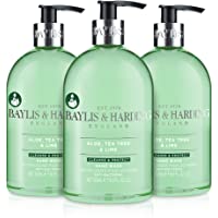 Los mejores  - Jabón para manos Baylis &amp- Harding- antibacteriano- de jazmín y flor de manzano- 3 x 500 ml